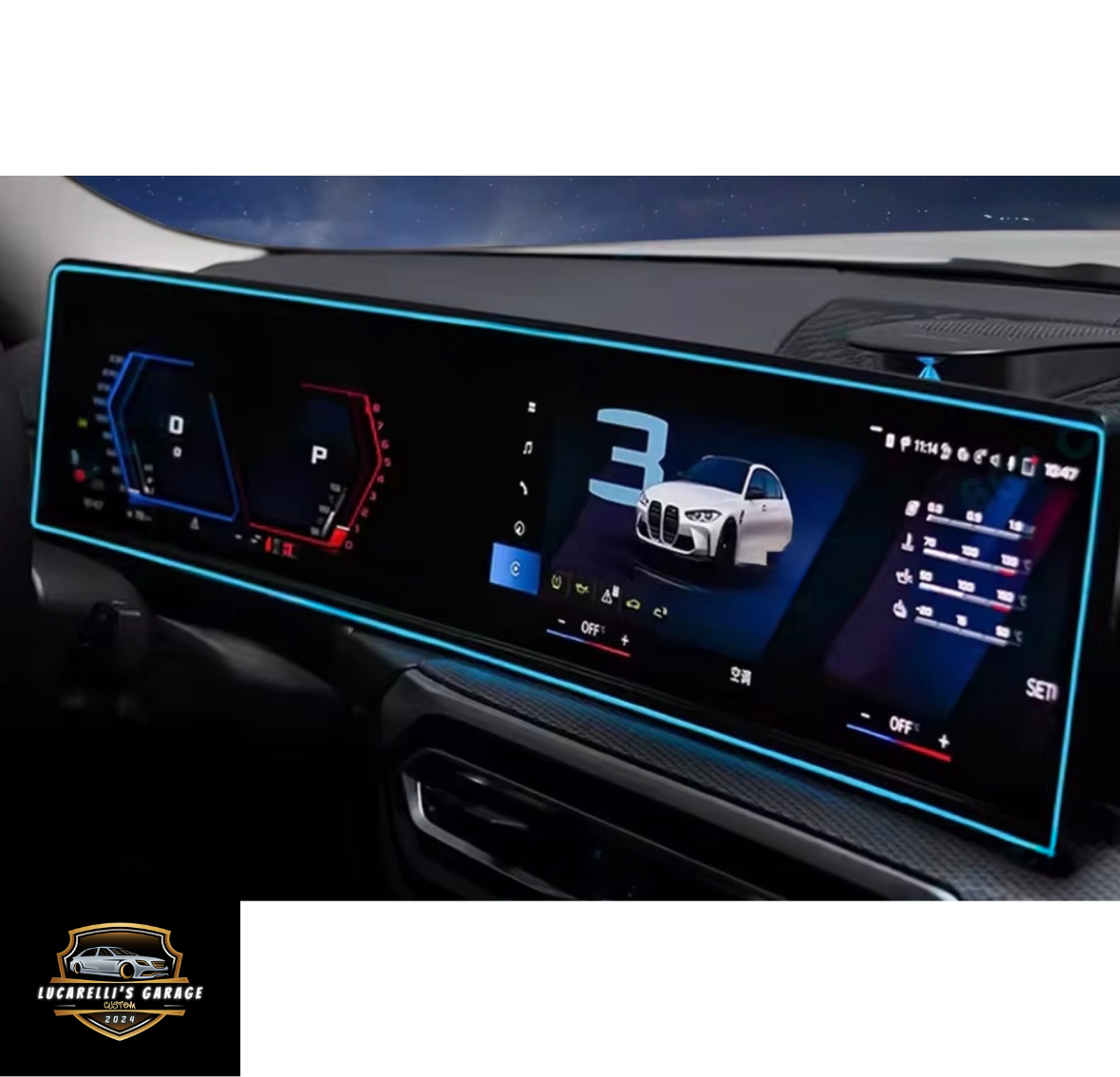Cornice Led Schermo Bmw