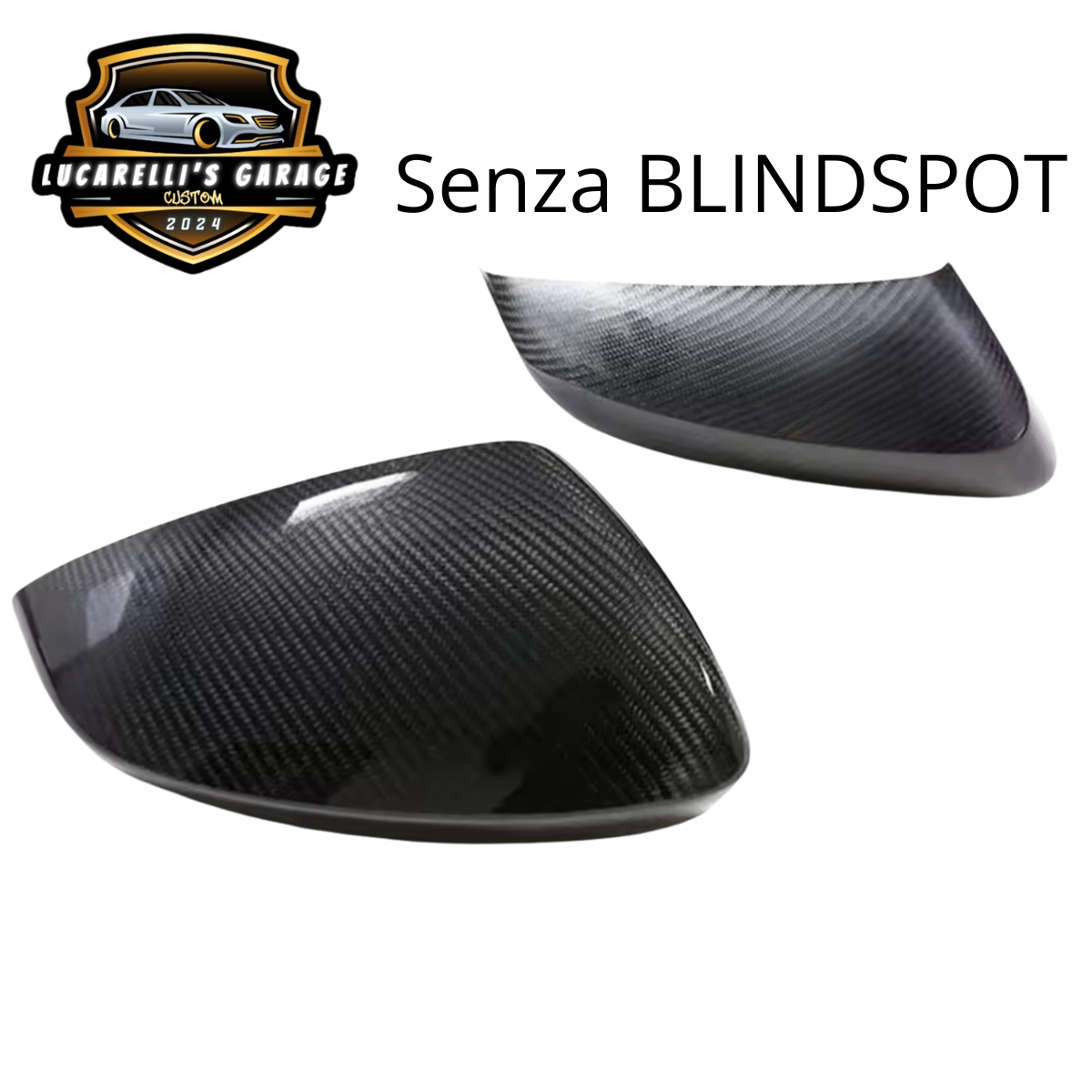 Calotte Specchietti Audi A3 8Y in Carbonio