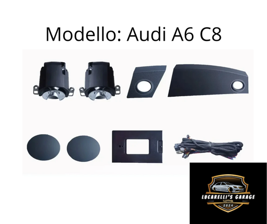 Tweeter Audi con Illuminazione Ambientale LED A4, A5, A6, A7, Q5, Q7, Q8 (2017–2024)