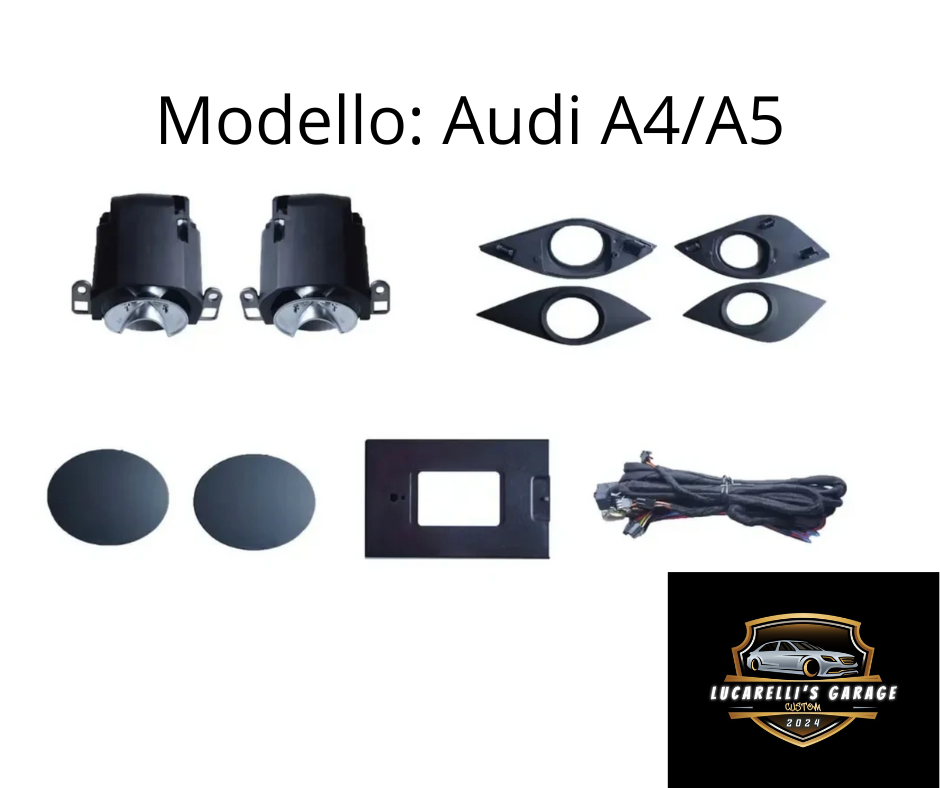 Tweeter Audi con Illuminazione Ambientale LED A4, A5, A6, A7, Q5, Q7, Q8 (2017–2024)