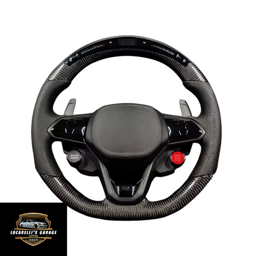 Volante VW in Carbonio con Led Cambiata