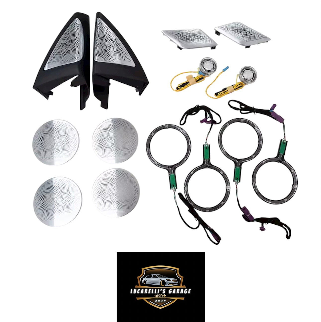 Copri Altoparlanti LED con Luci ambiente Bmw X4 G02