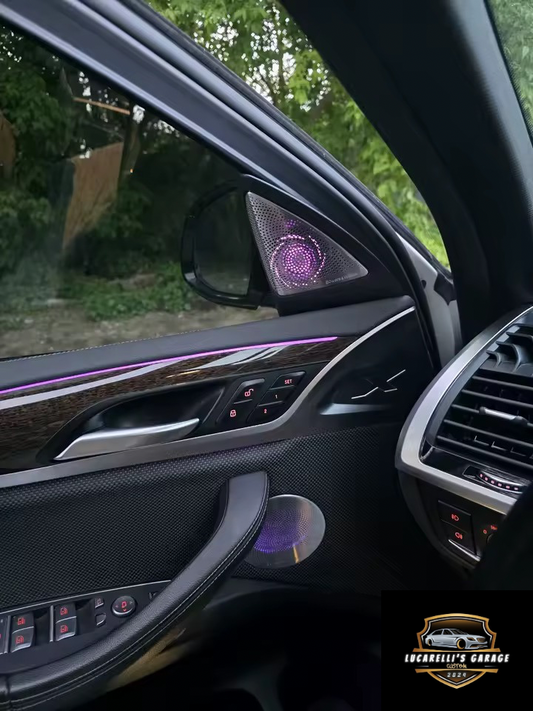 Copri Altoparlanti LED con Luci ambiente Bmw X4 G02