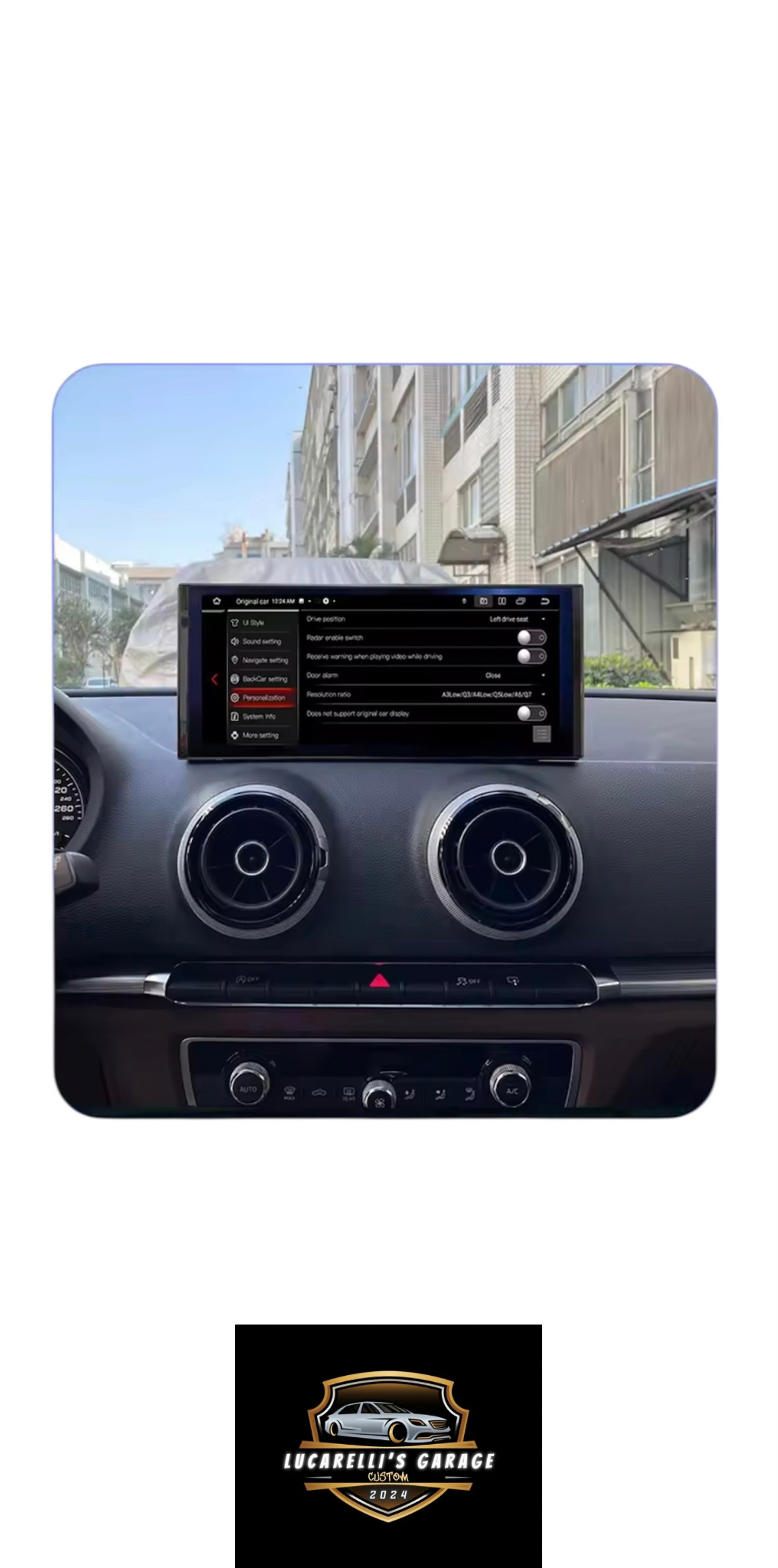 CarTablet Audi A3 8V Android 10.25”